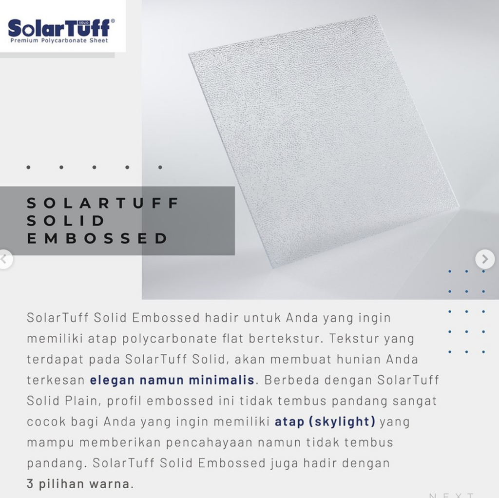 solartuff solid atap polycarbonate