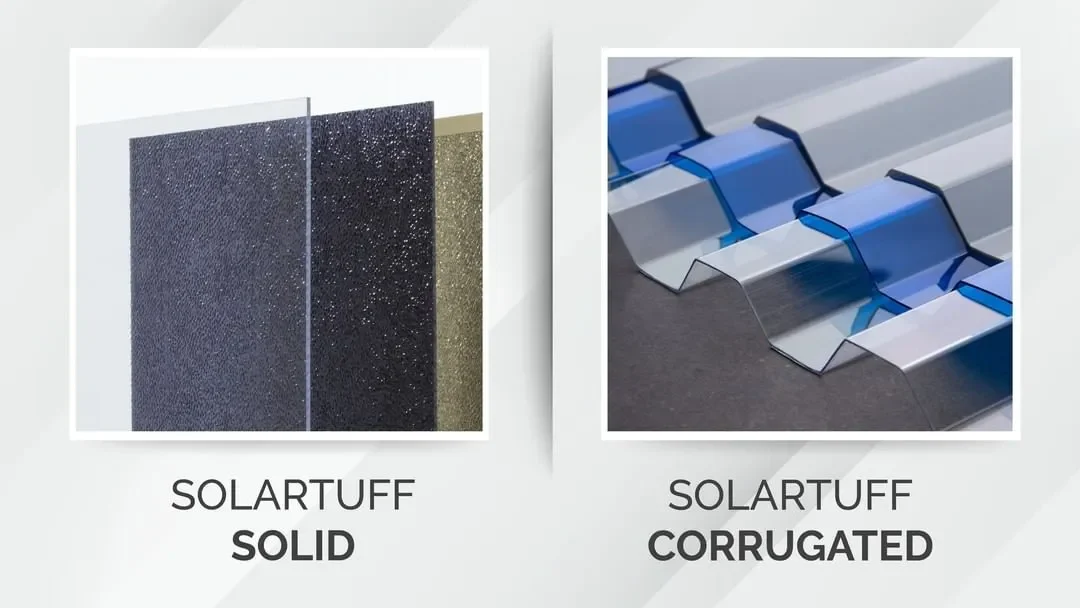 Solartuff Solid dan Corrugated